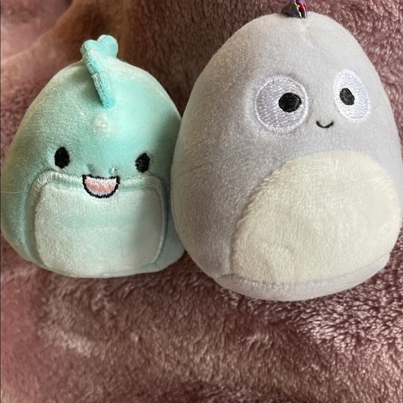 Squishmallows Other - Squishmallows Mint Green and purple Plush Toy Set